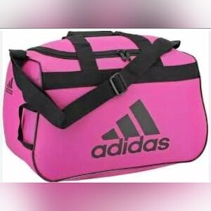 Adidas Diablo Small Duffel Bag Pink  Zip Top